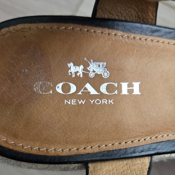 C - Coach Elita sandal Wedge heels - Picture 10 of 11